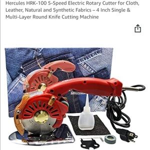 Brand new Hercules 5-Speed Electric Rotary Cutter for fabrics & leathers .